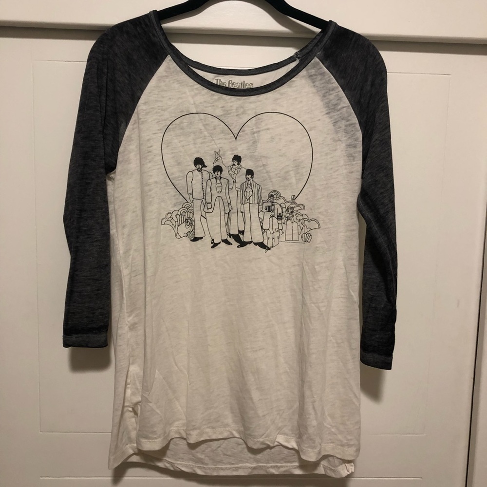 Beatles Raglan Tee Size Med